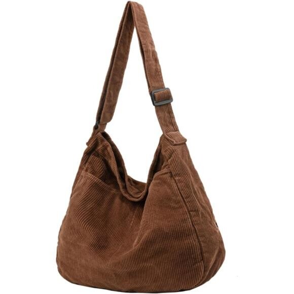 Canvas Tote Bag for Work Brown - Picture 1 of 6
